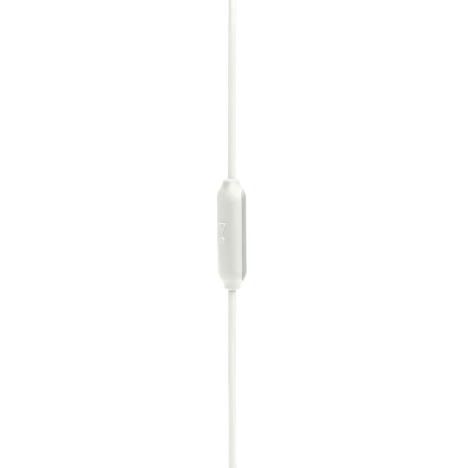 JBL Endurance Run 2 Wired - White - Waterproof Wired Sports In-Ear Headphones - Detailshot 2 image number null